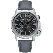 Police Herreur PEWJD2202702 Grå/Læder Ø44 mm