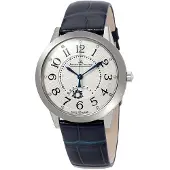 Jaeger LeCoultre Dameur 3468410 Rendez-Vous Sølvfarvet/Læder Ø29 mm