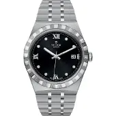 Tudor M28500-0004 Royal Sort/Stål Ø38 mm