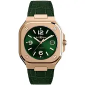 Bell & ross Herreur BR05A-GN-PG/SCR BR 05 Grøn/Gummi Ø40 mm