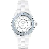 Chanel Dameur H4341 J12 Hvid/Keramik Ø38 mm