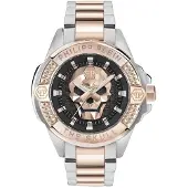 Philipp Plein Herreur PWAAA2925 The Skull Brun/Rosaguldtonet stål