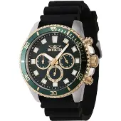 Invicta Herreur 46127 Pro Diver Grøn/Gummi Ø45 mm