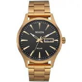 Nixon Herreur A1346510-00 Classic Sort/Rosaguldtonet stål Ø40 mm
