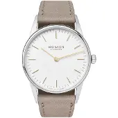 Nomos Glashütte N-320 Orion Hvid/Læder Ø32.8 mm