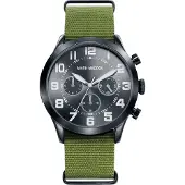 Mark Maddox Herreur HC0015-54 Classic Sort/Tekstil Ø43 mm
