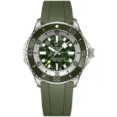 Breitling Herreur E10379D31L1S1 Superocean Automatic 46 Grøn/Gummi