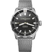 Ulysse Nardin Herreur 8163-175-7MIL-92 Diver Sort/Stål Ø42 mm