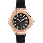 Philipp Plein Dameur PWBDA0324 Royal Sort/Gummi Ø39 mm