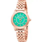 Just cavalli Dameur JC1L333M0045 Allegra Grøn/Rosaguldtonet stål