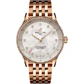 Breitling Dameur R77320E61A1R1 Navitimer 32 Hvid/18 karat rosa guld