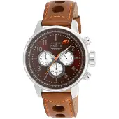 Invicta Herreur 16015 S1 Rally Brun/Læder Ø48 mm
