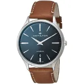 Hamilton Herreur H38525541 Jazzmaster Blå/Læder Ø40 mm