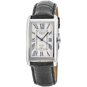 Longines L5.767.4.71.0 Dolcevita Sølvfarvet/Læder 47x28.2 mm