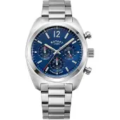 Rotary Herreur GB05485/05 Avenger Blå/Stål Ø40 mm