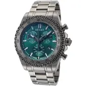 Versace Herreur VE9K01224 Chrono X Grøn/Stål Ø44 mm