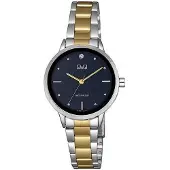 Q&Q Dameur QB97J402Y Classic Sort/Stål Ø32 mm