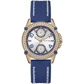 GUESS Dameur GW0554L5 Spice Hvid/Gummi Ø34 mm
