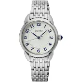 Seiko Dameur SUR561P1 Classic Hvid/Stål Ø28.7 mm