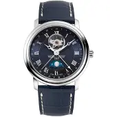 Frederique Constant Herreur FC-335MCNW4P26 Classics Blå/Læder Ø40
