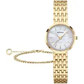Bering Dameur 19126-734-GWP Classic Hvid/Gul guldtonet stål Ø26 mm