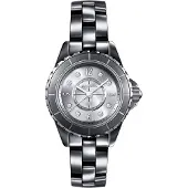 Chanel Dameur H3401 J12 Sølvfarvet/Keramik Ø29 mm