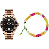 Ice Watch 020909 Sort/Rosaguldtonet stål Ø40 mm