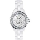 Chanel Dameur H2572 J12 Hvid/Keramik Ø29 mm