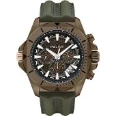 Police Herreur PEWGF0054502 Electrical Brun/Læder Ø46 mm