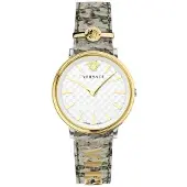 Versace Dameur VE8104422 V Circle Hvid/Læder Ø38 mm