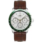 Zeppelin Herreur 88784 New York Hvid/Læder Ø42 mm