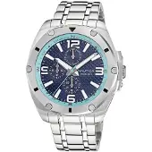 Nautica Herreur NAPTCS225 Tin Blå/Stål Ø44 mm