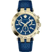 Versace Herreur VEJB00322 Bold Blå/Læder Ø46 mm