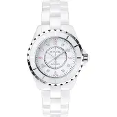 Chanel Dameur H4864 J12 Hvid/Keramik Ø38 mm