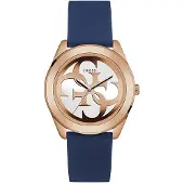 GUESS Dameur W0911L6 G Twist Hvid/Gummi Ø38 mm