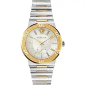 Versace Dameur VEVI00320 Greca Logo Sølvfarvet/Stål Ø41 mm