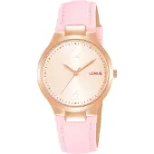 Lorus Dameur RG210UX9 Lady Rosa guldfarvet/Læder Ø30 mm
