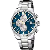 Festina Herreur F16759-7 Timeless Blå/Stål Ø43.5 mm