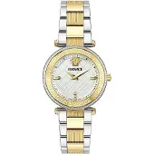Versace Dameur VE8B00724 Reve Sølvfarvet/Gul guldtonet stål Ø42 mm