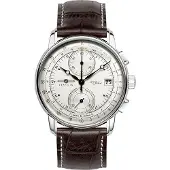 Zeppelin 100 Jahre Herreur 86701 Beige/Læder Ø42 mm