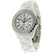 Chanel Dameur H0969 J12 Hvid/Keramik Ø38 mm