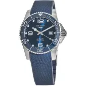 Longines Herreur L3.781.4.96.9 Hydroconquest Blå/Gummi Ø41 mm