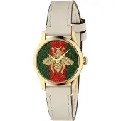 Gucci YA1265009 G-Timeless Flerfarvet/Læder Ø27 mm