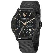 Maserati Herreur R8873618013 Epoca Sort/Stål Ø42 mm