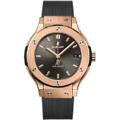 Hublot 565.OX.7081.RX Classic Fusion Grå/Gummi Ø38 mm