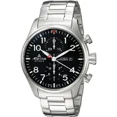 Alpina Herreur AL-725B4S6B Startimer Sort/Stål Ø44 mm
