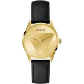 GUESS Dameur GW0642L1 Emblem Guld/Læder Ø36 mm