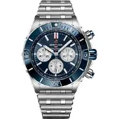 Breitling Herreur AB0136161C1A1 Super Chronomat B01 44 Blå/Stål