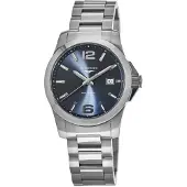 Longines Herreur L3.759.4.96.6 Conquest Blå/Stål Ø41 mm