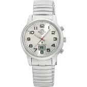 Master Time Dameur MTLA-10820-42M Classic Sølvfarvet/Stål Ø34 mm